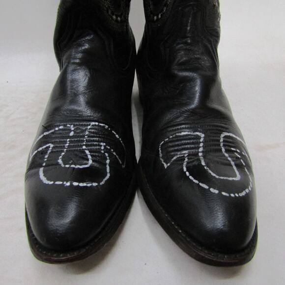 Ferrini Mens Size 12 D Black Leather Cowboy Western Boots main image 7